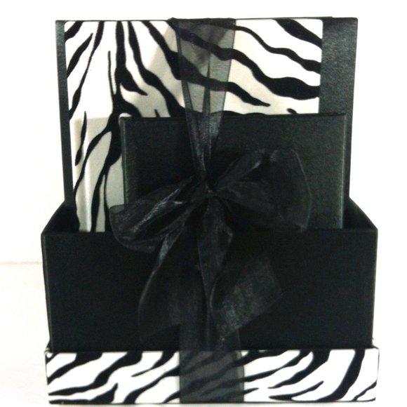 2 Photo Albums And Journal Boxed Gift Set Holds 4" x 6" Pictures - Picture 1 of 5